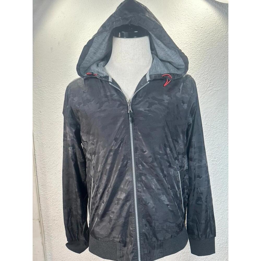 Robert Graham X Men's S Full Zip Camo Print Hoodie